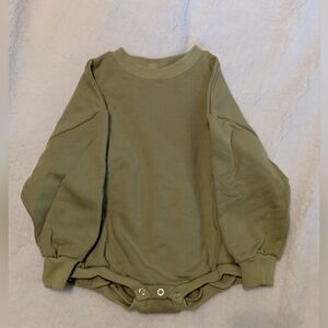 DOS Olive Green Baby Onesie/ 18-24 Month/ unisex